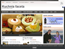 Tablet Screenshot of kuchniafaceta.pl